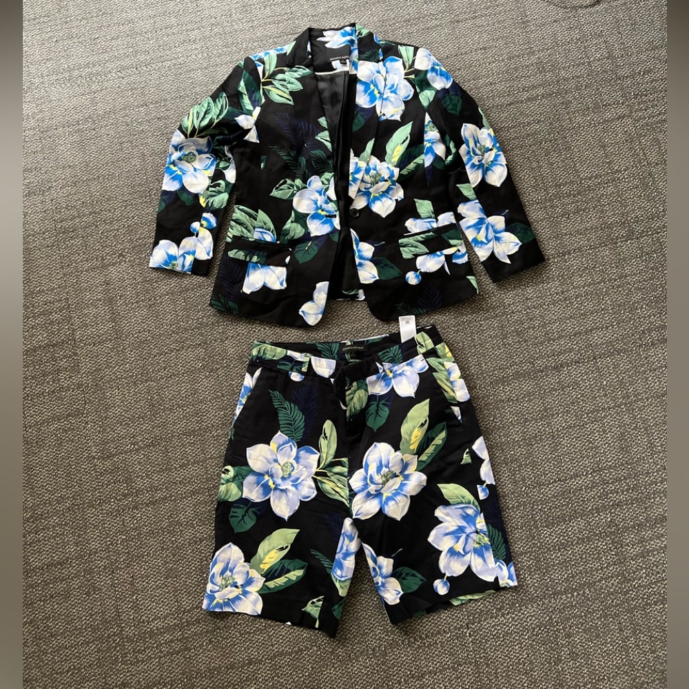 Banana Republic multi colored suit
